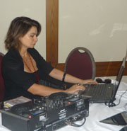 DJ Natasha Koroleva. Bat Mitzvah, Nov 27 2011, Charthouse Restaurant, Weehawken, New Jersey, USA